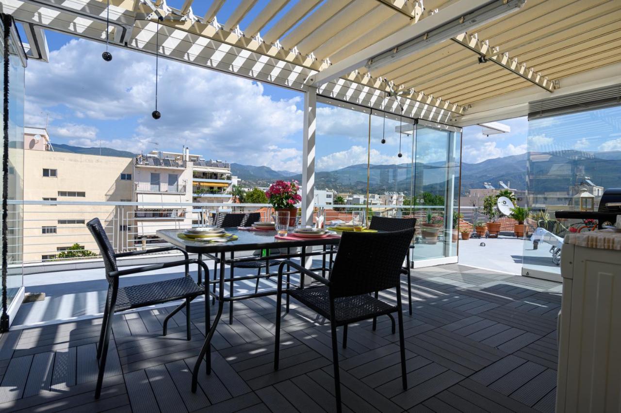 Myrto Luxurious Top Floor Studio กาลามาตา ภายนอก รูปภาพ